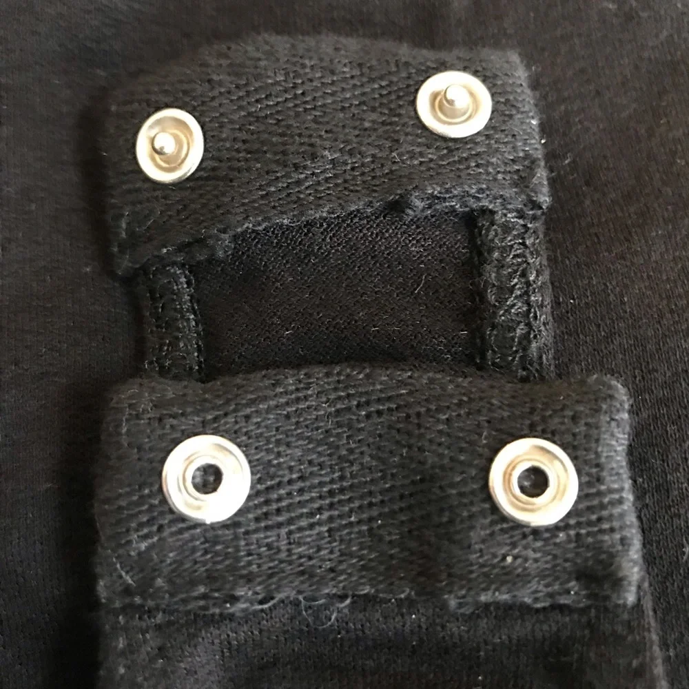 Bodysuit Plunging Neck Line & Gold Buttons - Picture 7 of 9